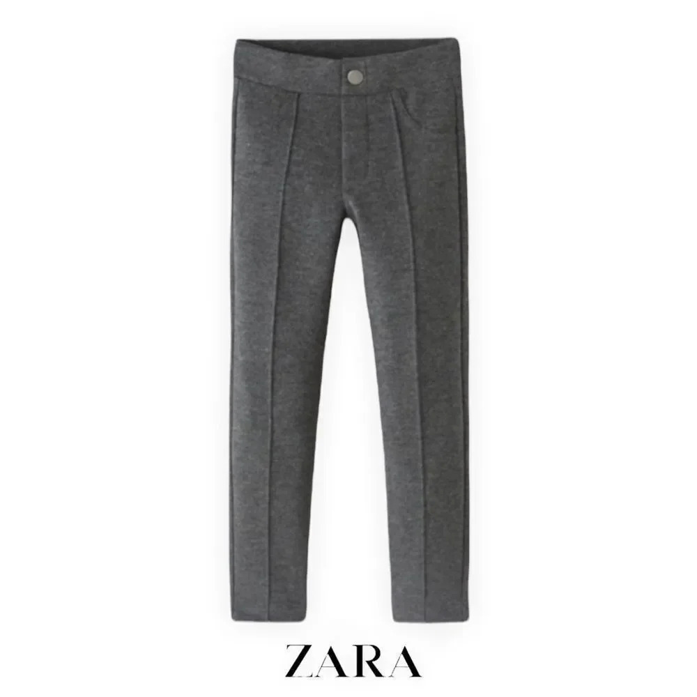 ZARA Kids | Gray | MARL LEGGINGS WITH SEAM DETAIL